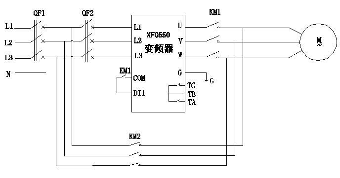 XFC550變頻器在破碎機(jī)上的應(yīng)用(圖4) XFC550變頻器在破碎機(jī)上的應(yīng)用(圖4)